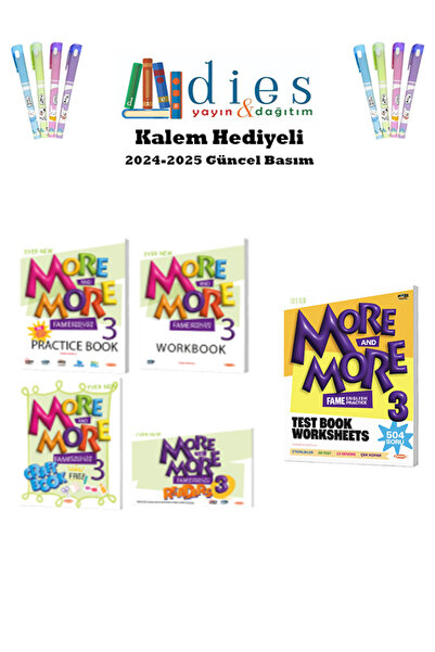 Fenomen Yayıncılık 3. Sınıf More&More Practice Book 4'lü SET + Test Book SET