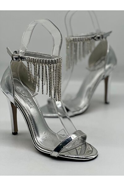 LOTUS AYAKKABI & ÇANTA İthal Kristal Taşlı Stiletto