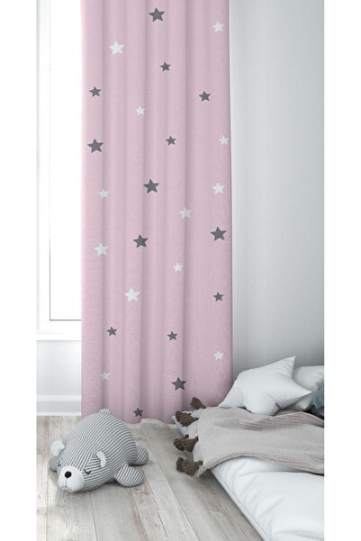 CİCİ EKO 1 Kanat Pembe Gri Beyaz Yıldızlar Lazer Kenar Kesimli Ince Petek Kum...