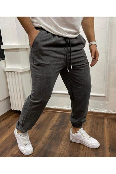 Verivay Ανδρικό σκούρο γκρι Slim Fit Jogger Sweatpants