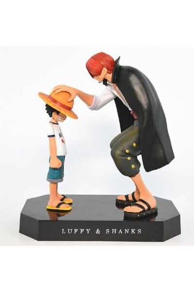 ironishop Anime One Piece Luffy & Shanks 17 Cm Pvc Figür