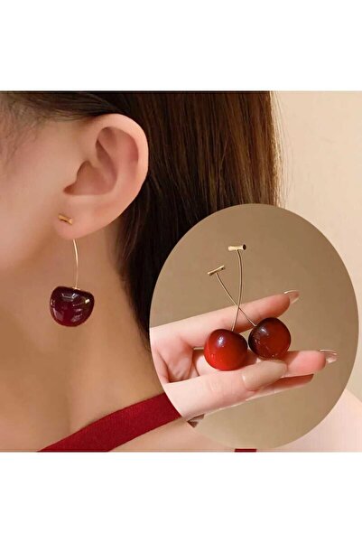 MutluBiDünya Kadın Cherry Küpe