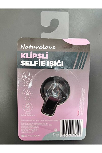 naturelove KLİPSLİ SELFIE IŞIĞI 9 LED