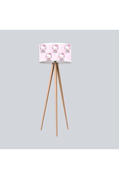 CİCİ ODAM Çocuk Bebek Odası Lambader Kalpli Hello Kitty