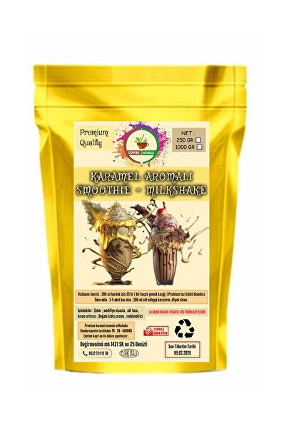 coffee Naturelle Karamel Aromalı Milkshake & Smoothie 1 Kg