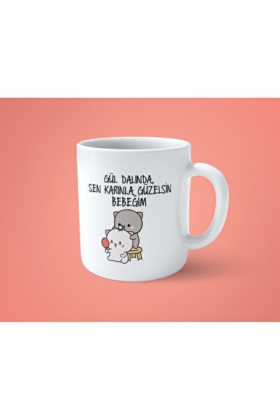 hesaplisiburada You Are Beautiful with Your Abdomen in the Rose Branch, Baby ...