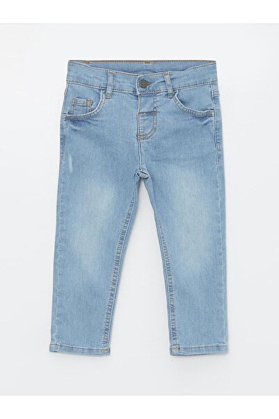 LC Waikiki LCW baby Açık İndigo Rodeo Basic Erkek Bebek Jean Pantolon