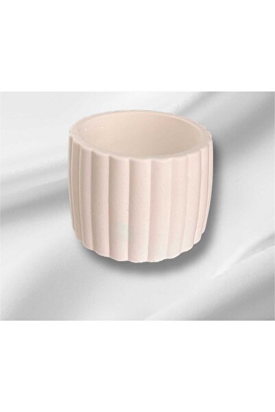 mezbi MEZBİ BETON YUVARLAK MİNİ SAKSI