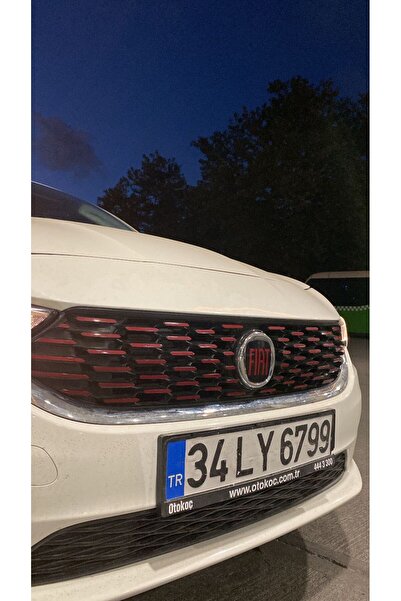Fiat Egea Sedan Ön Panjur Sticker 2020 Öncesi Şablonlu