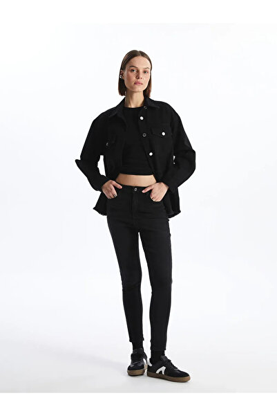 LC Waikiki Lcw Jeans Black Rodeo Jupiter Super Skinny Fit Women's Jean Pants