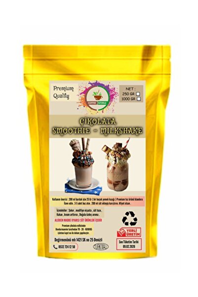 coffee Naturelle Çikolata Aromalı Milkshake & Smoothie 1 Kg - 1000 gr