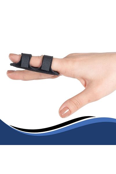 Aps High Quality Finger Splint - Standard Finger Fractions, Adjustable Strain