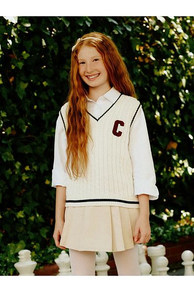 LC Waikiki Kids Ecru Learning Tale Sweater
