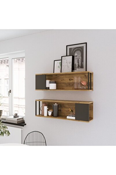 L'occi Concept Liberty Duvar Rafı Kitaplık 2'li Set Lb18-a