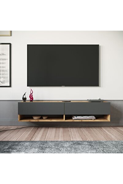 L'occi Concept Delphin 140 Cm Raflı Kapaklı Duvara Monte Tv Ünitesi Dlp11-aa ...