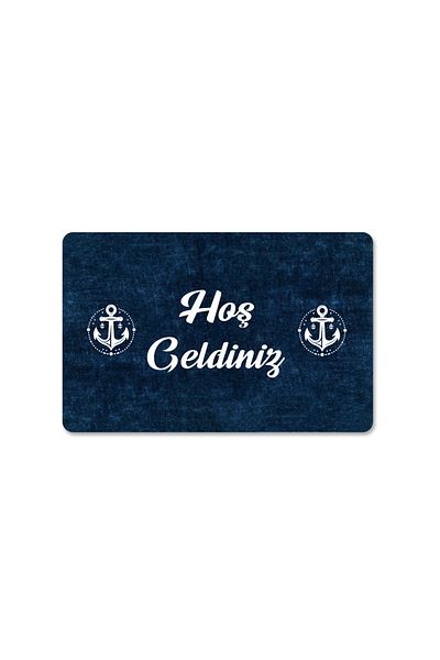 M&H Quality 3D Door Mat - Welcome Written Flower Pattern, Digital PrinteD, Washable