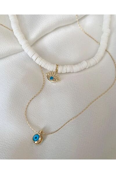 M Miel Fimo Bead Necklace Set