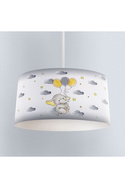 Talia Home Balon Ve Fil Desenli Çocuk Odası Sarkıt Avize Tlav-141