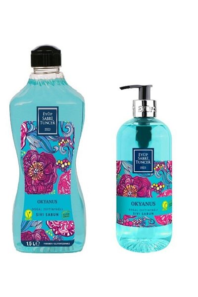 Eyüp Sabri Tuncer - Ocean 1500 ml + 500 ml Liquid Soap Set