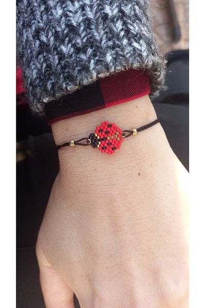 Atolye Ferda Ladybug Miyuki Bracelet