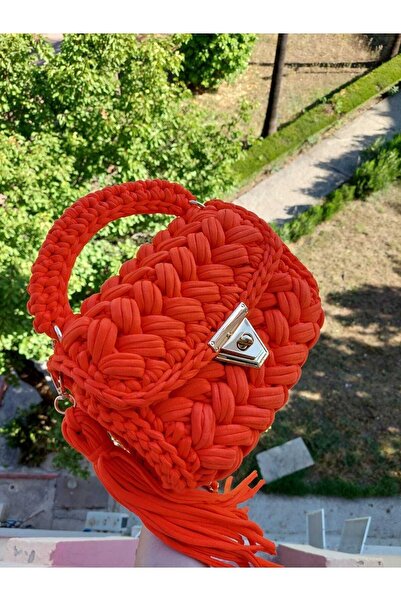 Desu accessories نموذج الفستق للنساء من القطن الممشط - حقيبة كتف وحقيبة يد