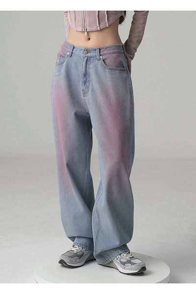 DEEFWEAR Y2K BAGGY Πλενόμενο Unisex τζιν παντελόνι