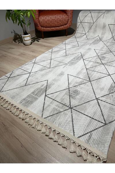 AKSU HALI Aksu Halı Prime Horizon Taş Kaymaz Taban Makinede Yıkanabilen Kesme...