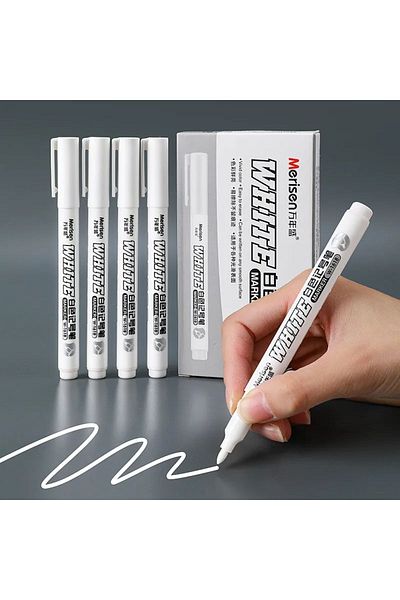 TOUCH SKETC 2 قلم أبيض زيتي دائم فني