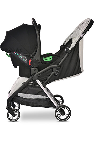 LORELLİ Lorelli Loret Otomatik Katlanan Kabin Boy & Travel Set Bebek Arabası - Grey