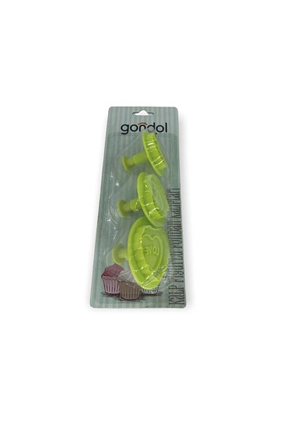Gondol Cookie Mold Love Green