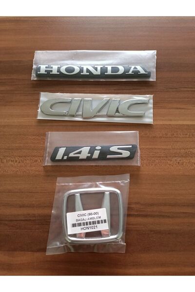 Passenger Car Oto Yedek Parça HONDA CIVIC 1.4 İS ARKA BAGAJ YAZISI VE ARMASI ...