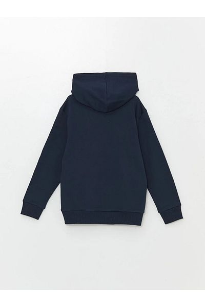 LC Waikiki lCW Kids Boy Hooded Pikachu Printed Sweatshirt - New Navy