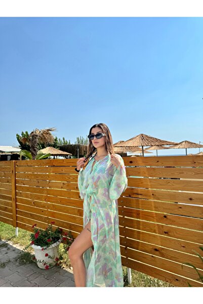 imrayboutique Kadın Çok Renkli Bağlamalı Pareo