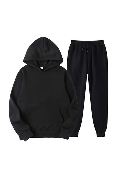 EXPECTED Σετ φόρμας 3 τεμαχίων Unisex Oversize - Βαμβακερό σχοινί, ράστερ, φαρδιά κοπή