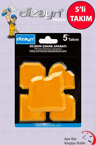 Dizayn Silikon Mastik Derz Çekme Aparatı 5 Parça