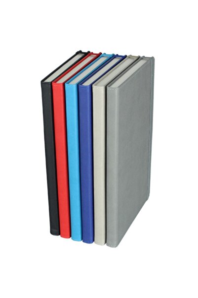 PULKO Promosyon Notebook, (16X24CM), Thermo Leather, 224 Pages, Lined, 041, Red