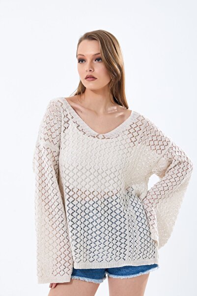 YUGA KNİTTİNG FEMEI TRICOAT LUNG BLUZ LARGE MĂRIME SUPERIOR