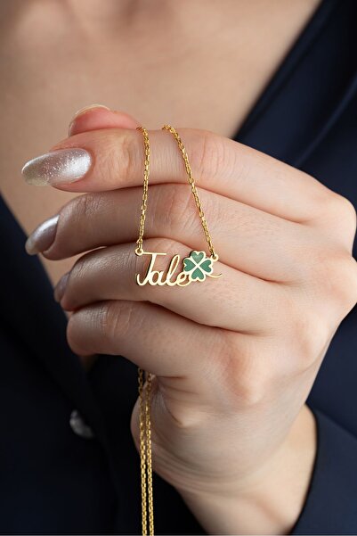 Silvano Jewelry 925 Ayar Gümüş İsimli Yonca Kolye