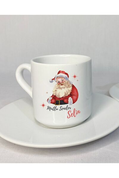 EratCo Yeni Yıl Hediyesi Özel Tasarım Kişiye Özel Yılbaşı Hediyesi Kahve Finc...