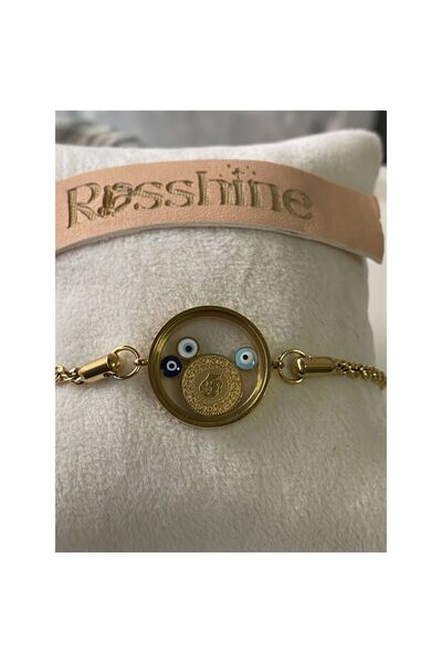 rosshine Fanuslu Açılmayan Çeyrekli Zincir Çelik Bileklik