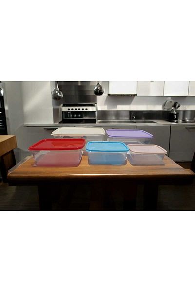 Zambak Plastik Zambak 5-Piece Storage Bottom No: 1-2-3-4-5