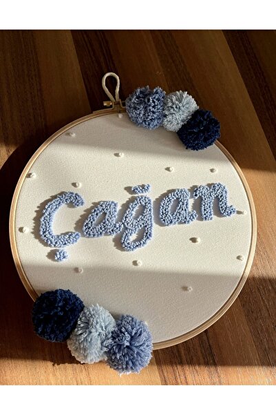 afralya home 30 Cm-çocuk Ve Bebek Odası Harf Kapı Ve Duvar Süsü Pano Punch Isimlik Hediyelik