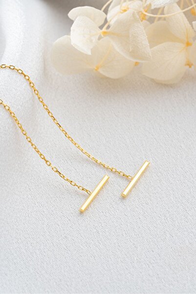 Silvano Jewelry 925 Ayar Gümüş Zincir Küpe