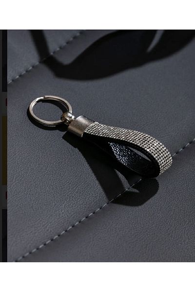 Hilal Taştan Crystal Stone Keychain