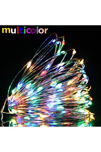 Magicway 5 Adet x 3 Metre Pilli Peri Led Tel Işık Parti Süsleme Perde Bahçe O...