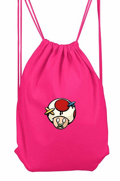 herotasarım Αθλητικό σακίδιο πλάτης Super Mario - Mushroom bll4511