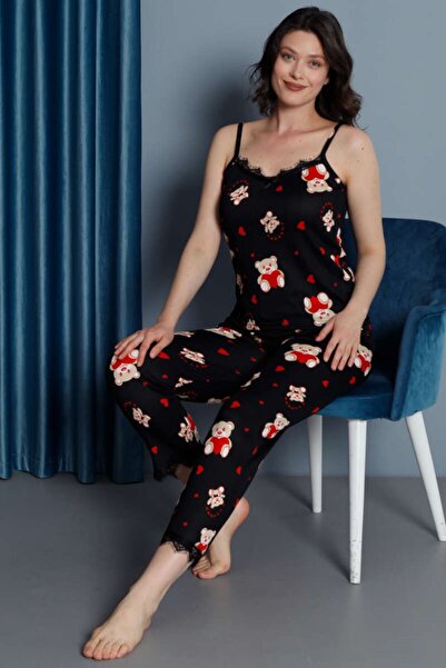 Işılay IŞILAY İP ASKILI PİJAMA TAKIMI