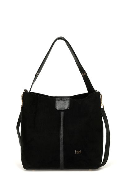 İnci Inci Mauda 4Pr Black Women's Shoulder Bag
