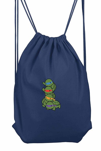 herotasarım Αθλητικό σακίδιο πλάτης Ninja Bll4460 Model - Turtles