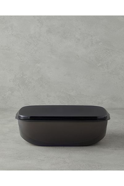 English Home Black Morgan 30x21,5 Cm Plastic Storage Container